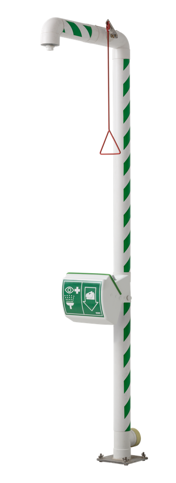 Akuut Industrial, nooddouches, oogdouches, elektrische doorstroomverwarmers